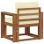 Set de canapele de exterior Lemn de acacia solid și poliester GartenMobel Dekor