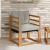 Set de canapele de exterior Lemn solid de Acacia și Textilene GartenMobel Dekor
