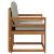 Set de canapele de exterior Lemn solid de Acacia și Textilene GartenMobel Dekor