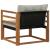Set de canapele de exterior Lemn solid de Acacia și Textilene GartenMobel Dekor