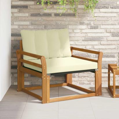 Set de canapele de exterior Lemn solid de Acacia și Textilene GartenMobel Dekor