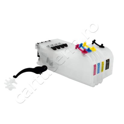 Set cartuse reincarcabile XL compatibile Brother LC525/LC529, 4 culori