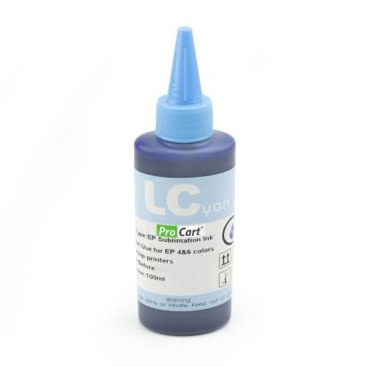Cerneală de sublimare Light Cyan 100 ml, compatibilă Epson, Procart
