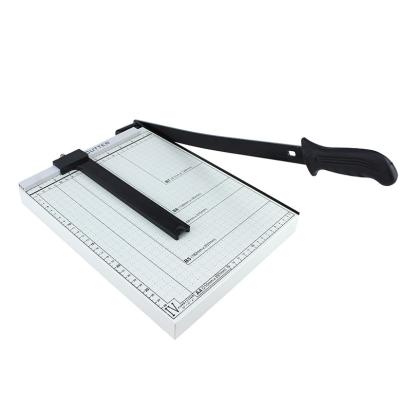 Ghilotină manuală A4 pentru birou, cu marcaje formate hârtie și foto