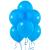 Set 100 baloane albastre din latex, 30 cm, pentru petrecere (aer sau heliu)
