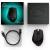 Mouse gaming Rii cu fir, 12000 DPI, senzor PMW3360, 7 butoane, RGB, USB