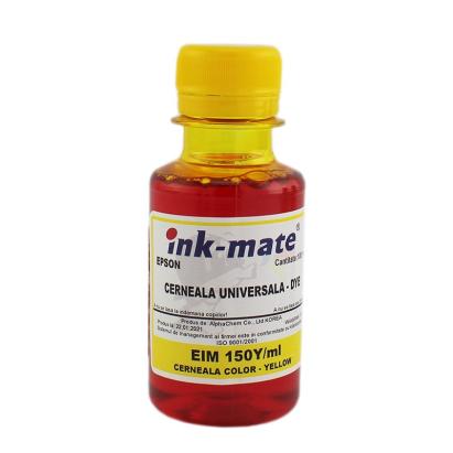 Cerneală refill galben InkMate 100 ml pentru Epson XP-600/XP-605/XP-700/XP-800