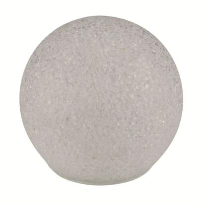 Lampă decorativă tip glob LED, 20 cm, lumină alb cald statică, pe baterii