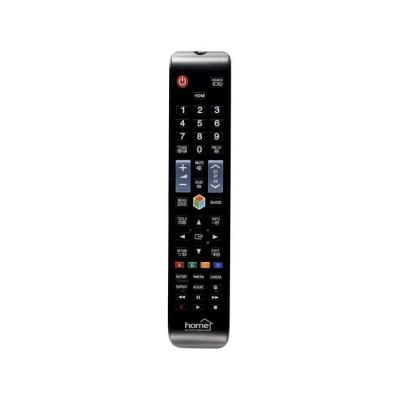 Telecomandă TV compatibilă Samsung Home, precodată, fără configurare, neagră