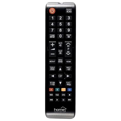Telecomandă pentru TV Samsung Home, precodată, alimentare 2x AAA, neagră