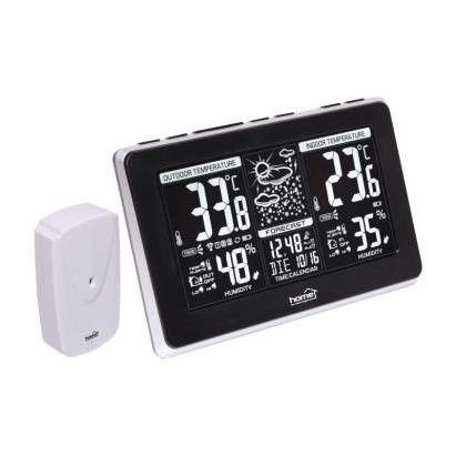 Stație meteo digitală cu senzor extern wireless, LCD iluminat, ceas și calendar