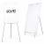 Flipchart magnetic 60x90 cm cu trepied telescopic 90–160 cm și cleme reglabile