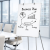 Flipchart magnetic 70x100 cm cu trepied, înălțime reglabilă 100–170 cm și tăviță