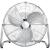 Ventilator de birou metalic 79W, 3 trepte de viteza, picioare anti-alunecare, argintiu