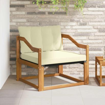 Set de canapele de exterior Lemn solid de Acacia și Textilene GartenMobel Dekor