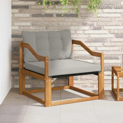 Set de canapele de exterior Lemn solid de Acacia și Textilene GartenMobel Dekor