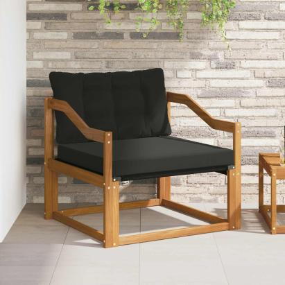 Set de canapele de exterior Lemn solid de Acacia și Textilene GartenMobel Dekor