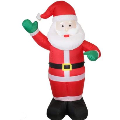 Figurină Moș Crăciun gonflabil 180 cm cu LED, pentru interior și exterior, Procart