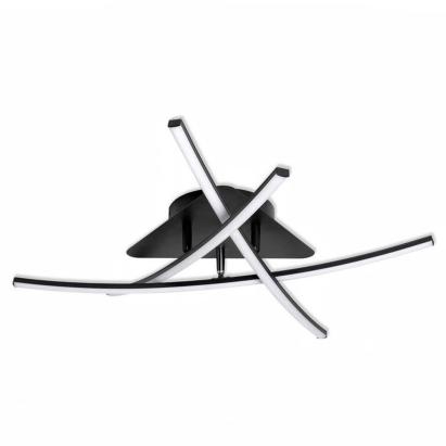 Plafonieră LED SMD 29W, 4000K, neagră, design modern pentru interior