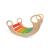 Balansoar rocker din lemn multicolor, placă de echilibru multifuncțională