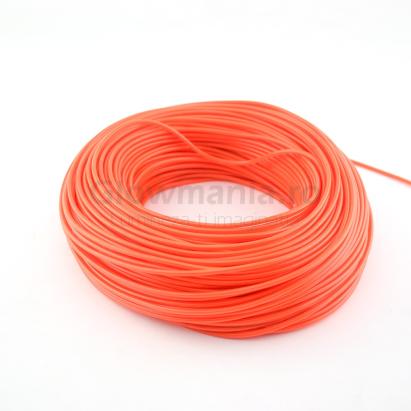Fir EL Wire neon rosu 5 mm, flexibil, pentru decor auto, costume si ambient