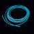 Fir neon EL Wire electroluminescent 2,3 mm albastru pentru imbracaminte
