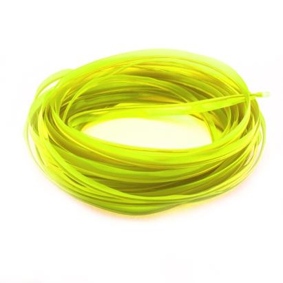Fir EL Wire neon galben 2,3 mm pentru personalizare haine, 1 metru