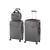 Set valize trolley Leziter TraveLux Pro XVII, 3 piese, ABS gri modern