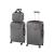 Set 3 valize trolley Leziter TraveLux Pro XX gri, ABS rezistent