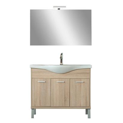Set mobilier baie Leziter Nerva Prime 105 cu lavoar, stejar Sonoma