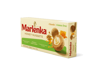 Bile Marlenka cu miere 235 g, fără gluten – desert cu nucă și vanilie