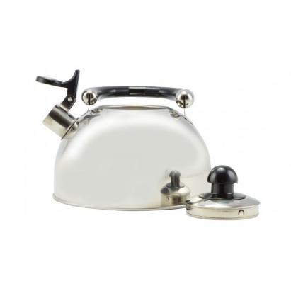 Ceainic din inox 3L cu fluier, pentru plite gaz, electrice si ceramice