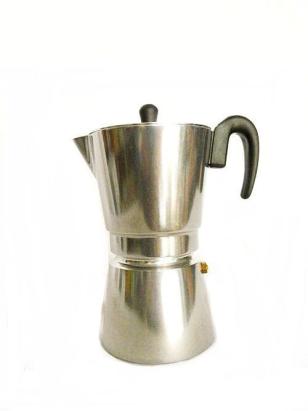 Fierbător cafea din aluminiu pentru 2 persoane KALIFA, compatibil aragaz