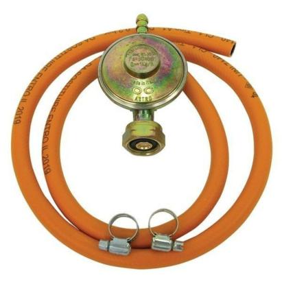 Regulator gaz pentru butelie GPL 30 mbar cu furtun 1,5 m si cleme