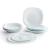 Set farfurii din opal Luminarc Parma Rocco, 18 piese, alb, 6 persoane