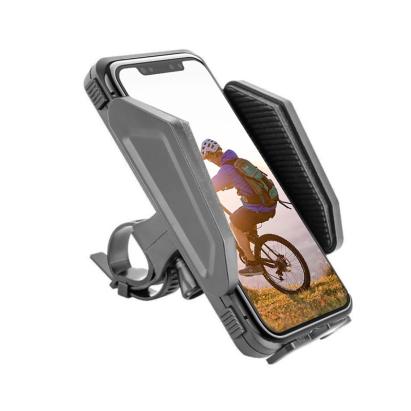 Suport telefon universal pentru bicicleta, reglabil 59-98 mm, prindere pe ghidon, negru