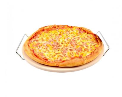 Tavă pentru pizza cu piatră 33 cm Perfect Home, pentru blat crocant
