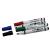 Set 4 markere whiteboard Procart cu burete, uscare rapidă, vârf 1,3 mm