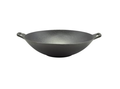 Wok mare din fontă Perfect Home, 36,6 cm, pentru sotare rapidă