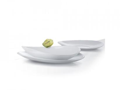 Set farfurii Luminarc Prometeo 18 piese, alb, pentru 6 persoane