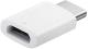Adaptor USB-C la micro USB pentru încărcare și date, 2.1A, 5V, alb