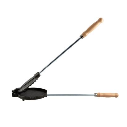 Aparat din fontă pentru prăjit slănină și carne la foc deschis, 58 cm