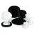 Set de masă din porțelan Luminarc Carine Black & White, 30 piese, 6 persoane