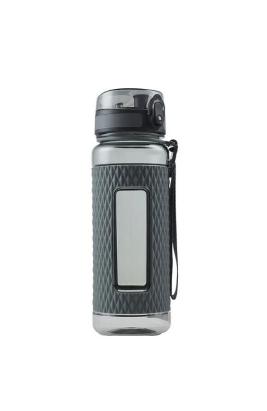Sticlă de apă sport UZSPACE Tritan 800 ml, fără BPA, cu capac, gri