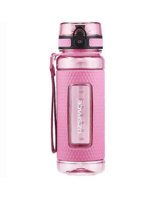 Sticlă de apă UZSPACE Sport din Tritan, fără BPA, cu capac, 800 ml, violet