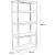 Raft metalic galvanizat cu 5 niveluri, 875 kg, 180x90x30 cm, polițe MDF