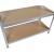 Raft metalic de depozitare 150x75x30 cm, 4 nivele, 175 kg/raft, MDF