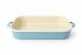 Tavă emailată albastru deschis 50 x 27 cm, cu mânere, pentru cuptor