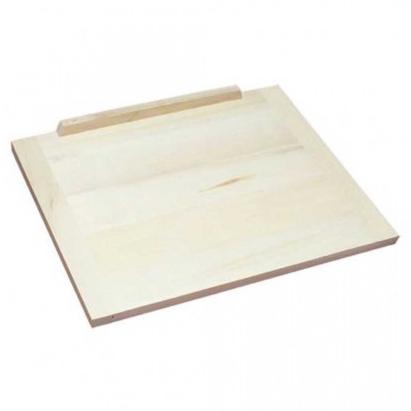 Blat din lemn pentru aluat 60x40 cm, din plop, grosime 1,5 cm