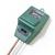 Tester de sol 3 in 1 pentru pH, umiditate si lumina, cu 2 sonde, 29,3 cm